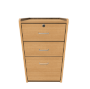 Bedside Cabinet - 2 Drawers + 1 Dump Drawer + Lock