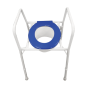 Aspire Over Toilet Aid - Blue Plastic Seat Only