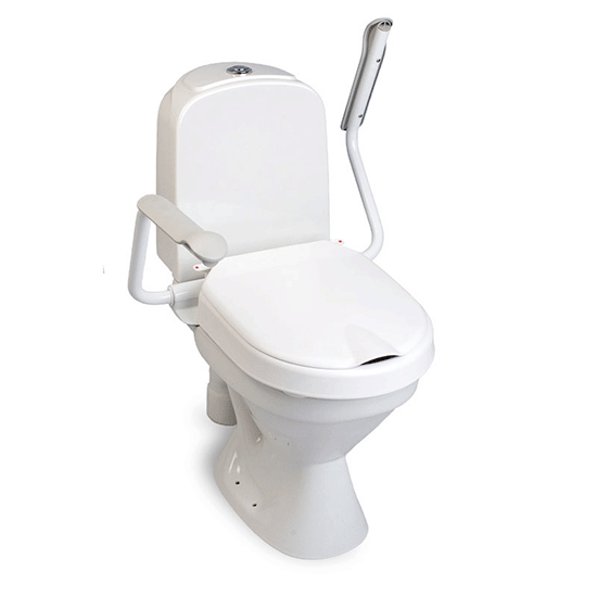 Etac Hi-Loo Toilet Seat Raiser with Arm Support