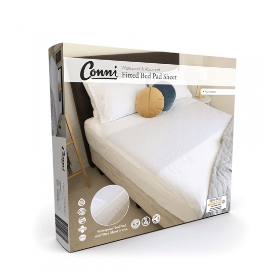 Conni Fitted Bed Pad Sheet 