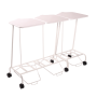 Linen Skip (Foot Operated Lid) - Economy White