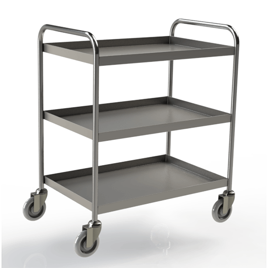 Food Tray Clearing Trolley