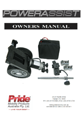 Pride Power Assist User Manual