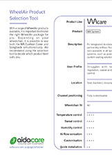 WheelAir Product Selection Tool
